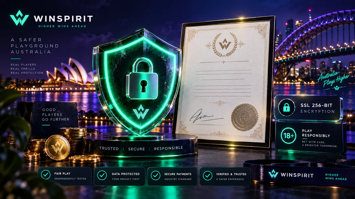 WinSpirit Casino licence and safety checks reviewed for Australian punters